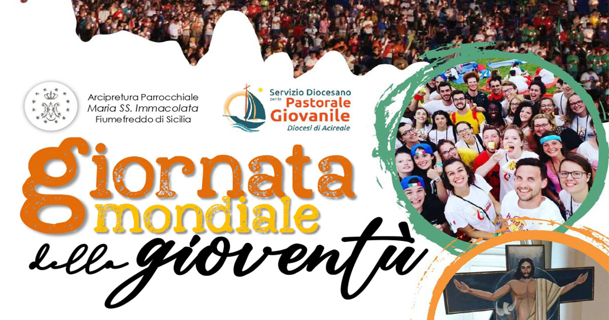 DOMENICA 20 NOVEMBRE, GIORNATA MONDIALE DIOCESANA DEI GIOVANI - Diocesi